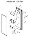 Refrigerator door parts