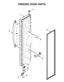 Freezer door parts