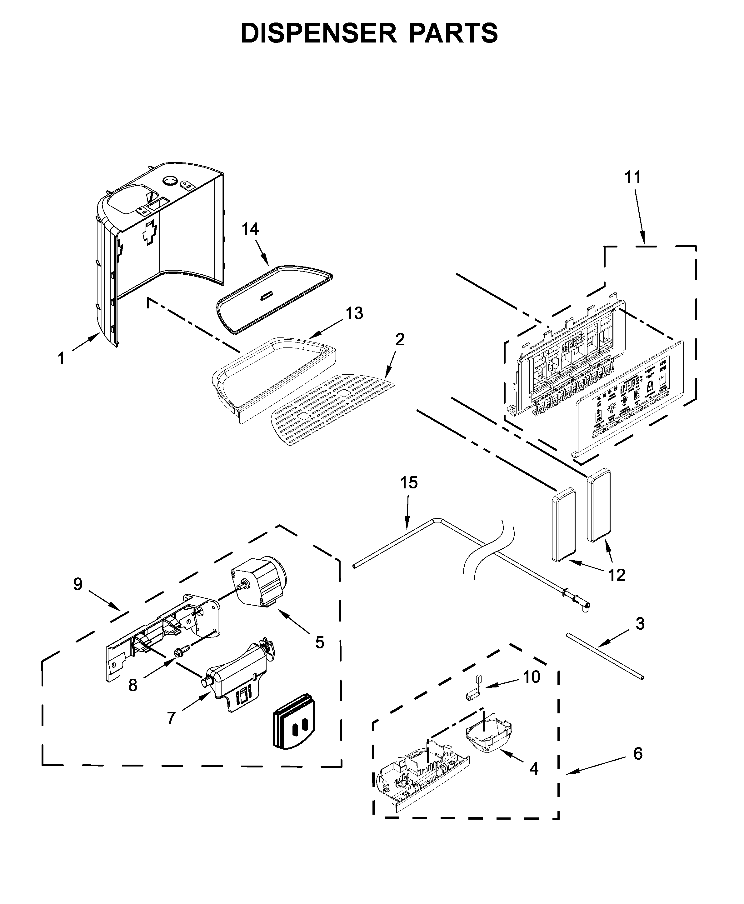 DISPENSER PARTS