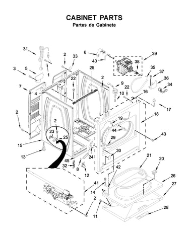 Cabinet parts