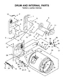 Drum and internal parts