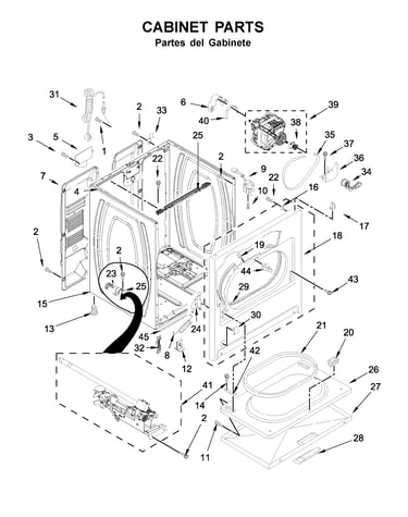 Cabinet parts