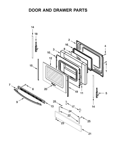 Door and drawer parts