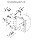 Refrigerator liner parts
