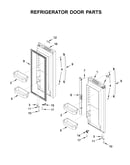 Refrigerator door parts