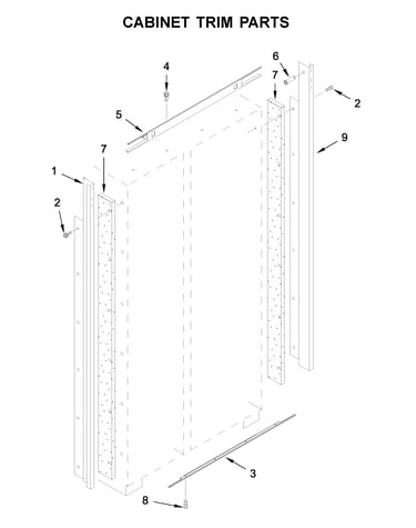 Cabinet trim parts