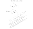Maytag JS48NXFXDW10 control panel parts diagram