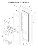 Refrigerator door parts
