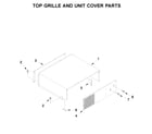 Maytag JS48NXFXDW10 top grille and unit cover parts diagram