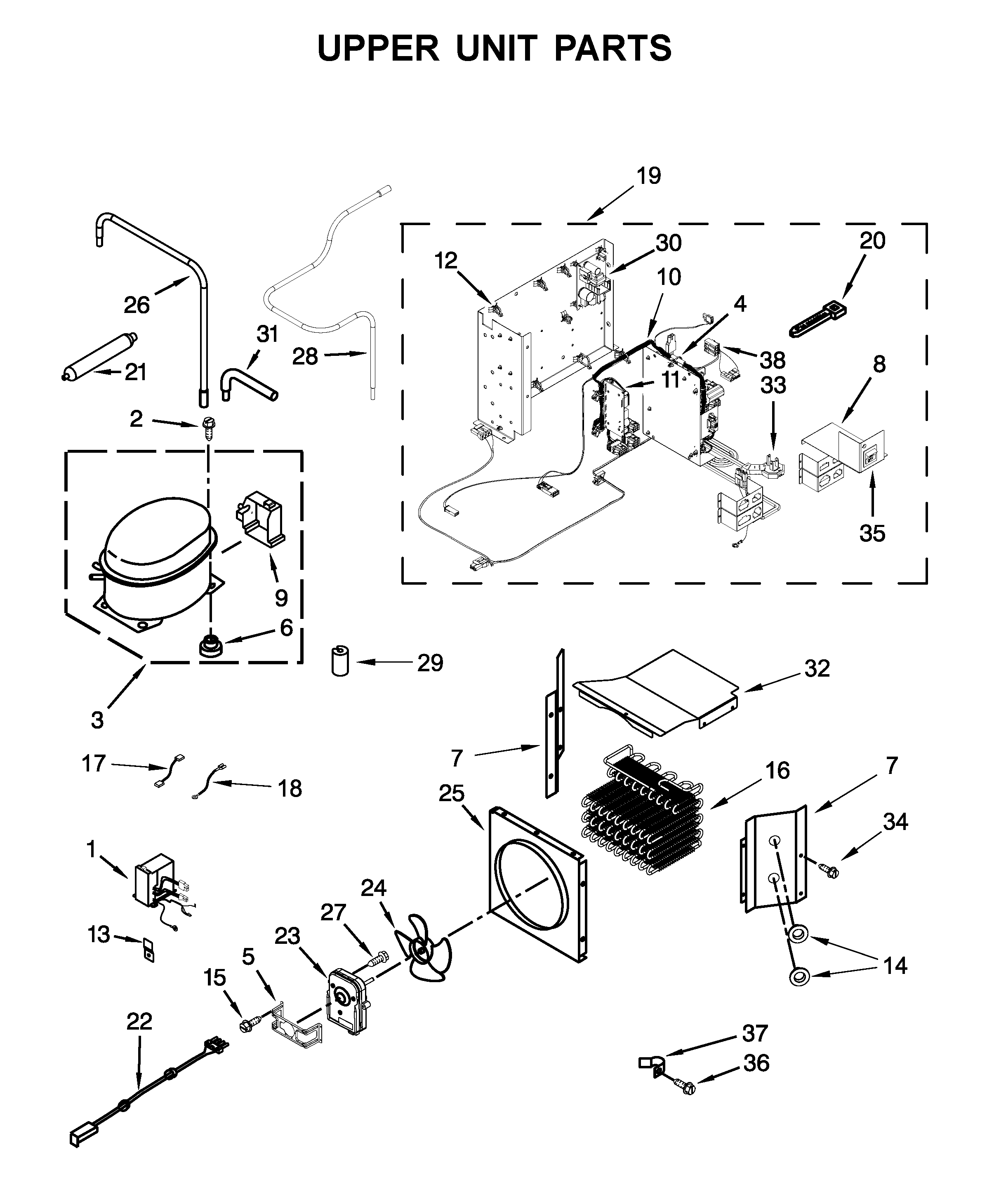 UPPER UNIT PARTS