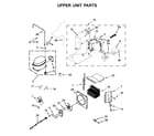 Maytag JS48NXFXDW10 upper unit parts diagram