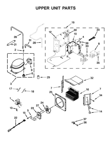 Upper unit parts