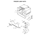 KitchenAid KRMF706ESS01 freezer liner parts diagram