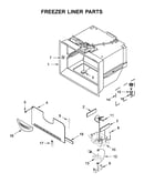 Freezer liner parts