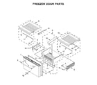 KitchenAid KRMF706ESS01 freezer door parts diagram