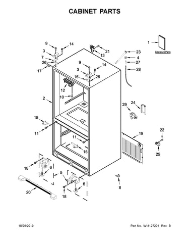 Cabinet parts
