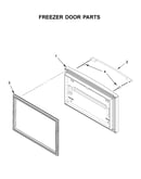 Freezer door parts