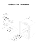 Refrigerator liner parts