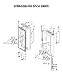 Refrigerator door parts