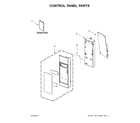 Whirlpool WMH54521HS4 control panel parts diagram