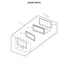 Whirlpool WMH54521HS4 door parts diagram