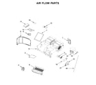 Whirlpool WMH54521HS4 air flow parts diagram