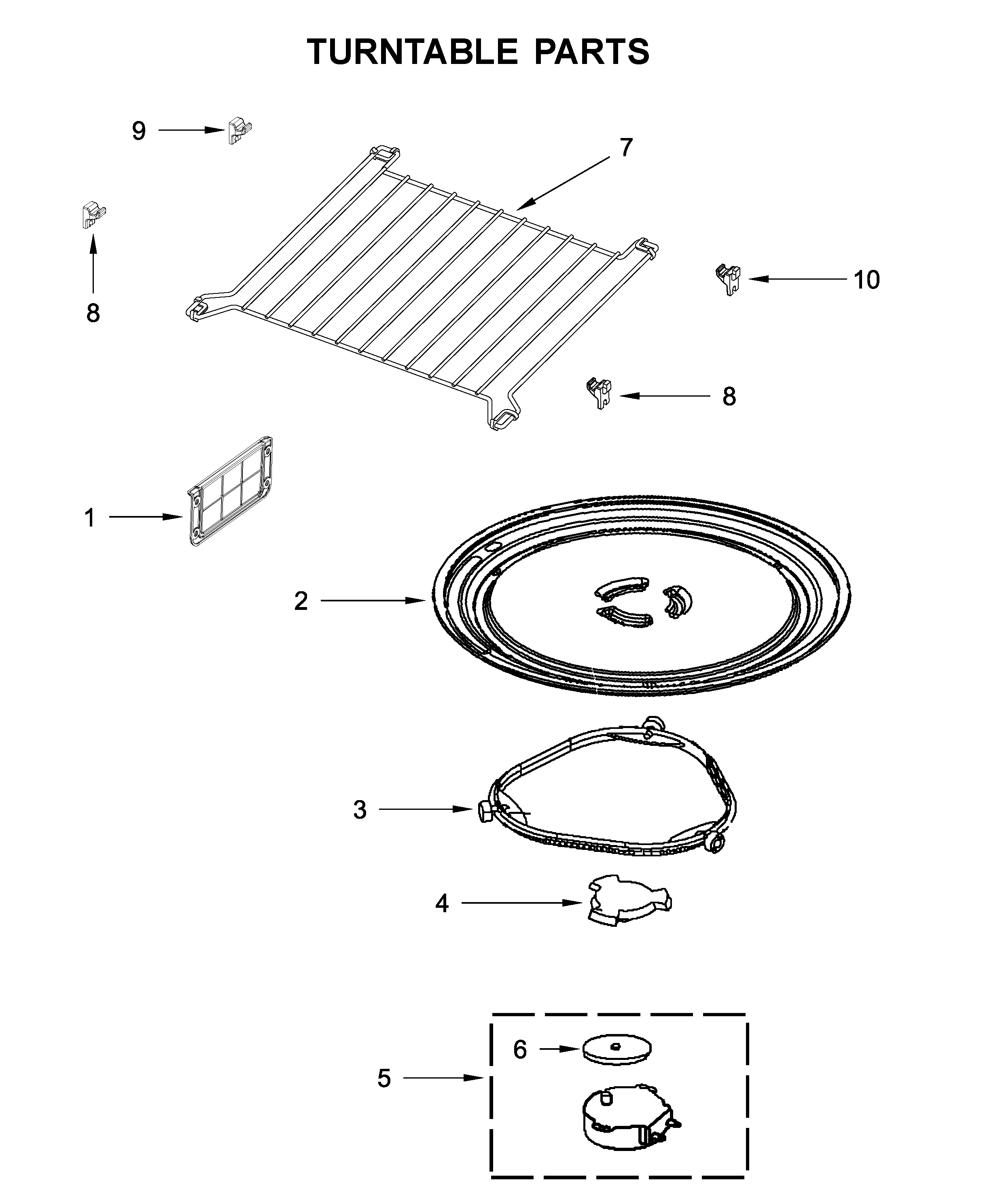 TURNTABLE PARTS