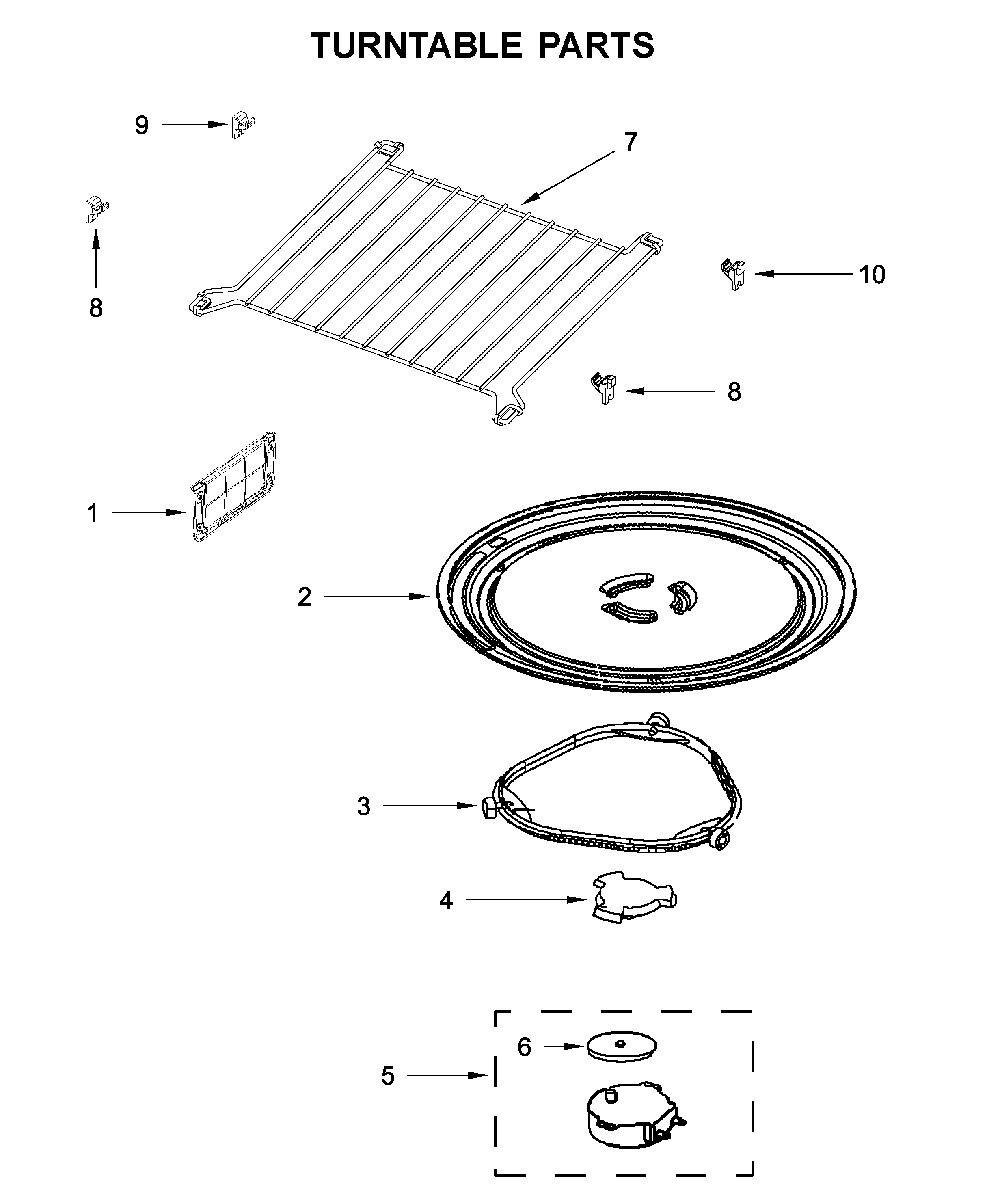 Turntable parts