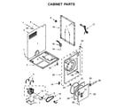 Whirlpool 8TLDR3822HQ0 cabinet parts diagram
