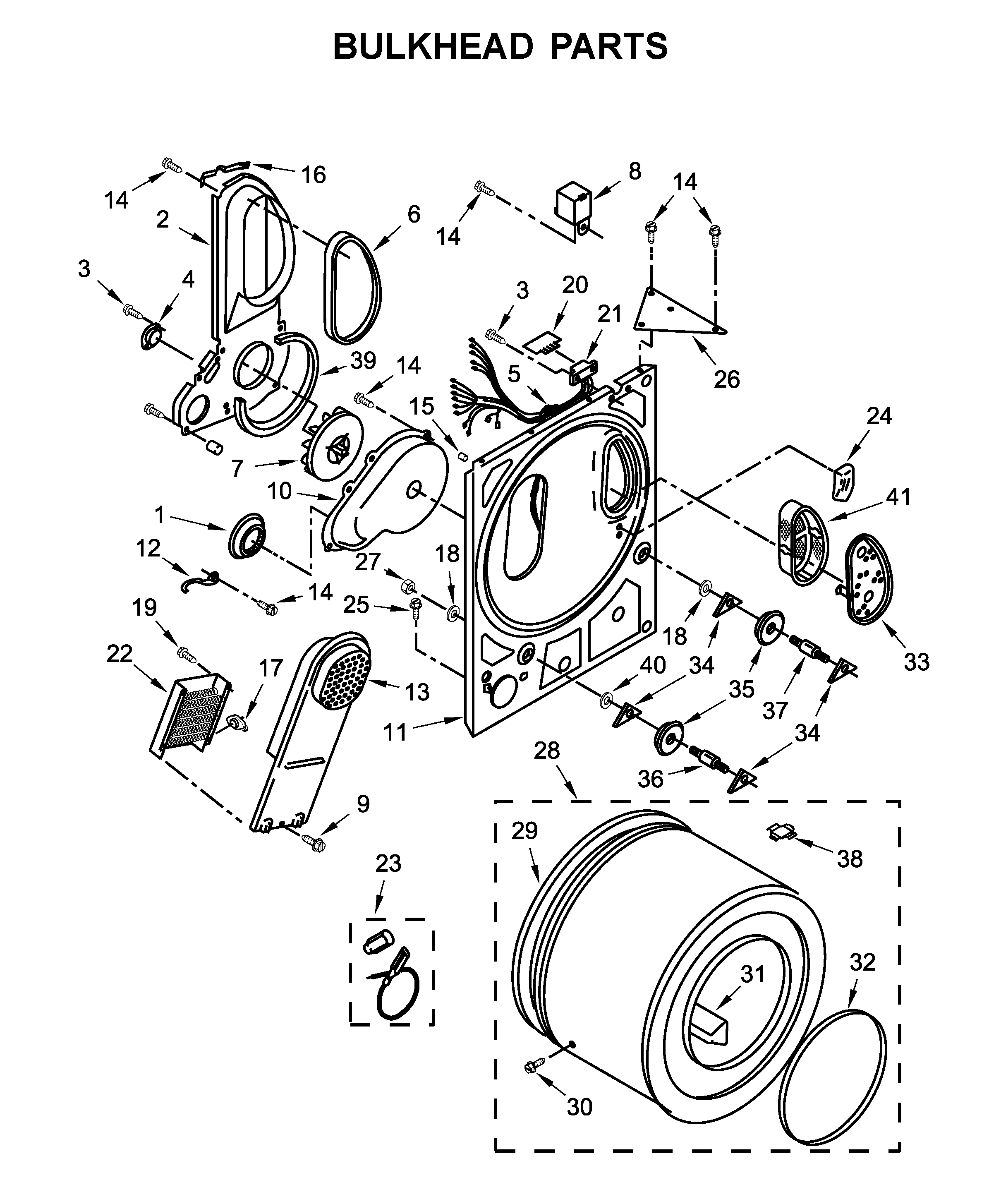 Bulkhead parts