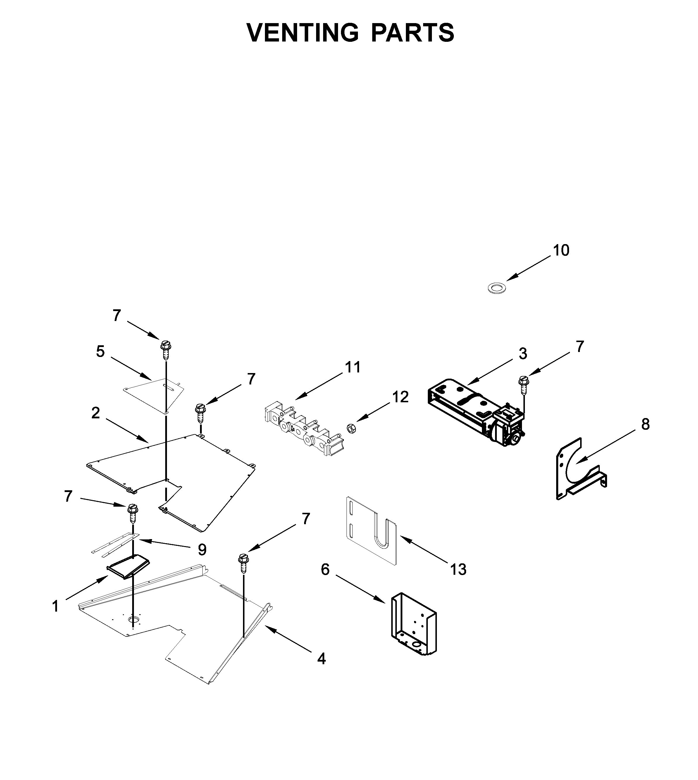 Venting parts
