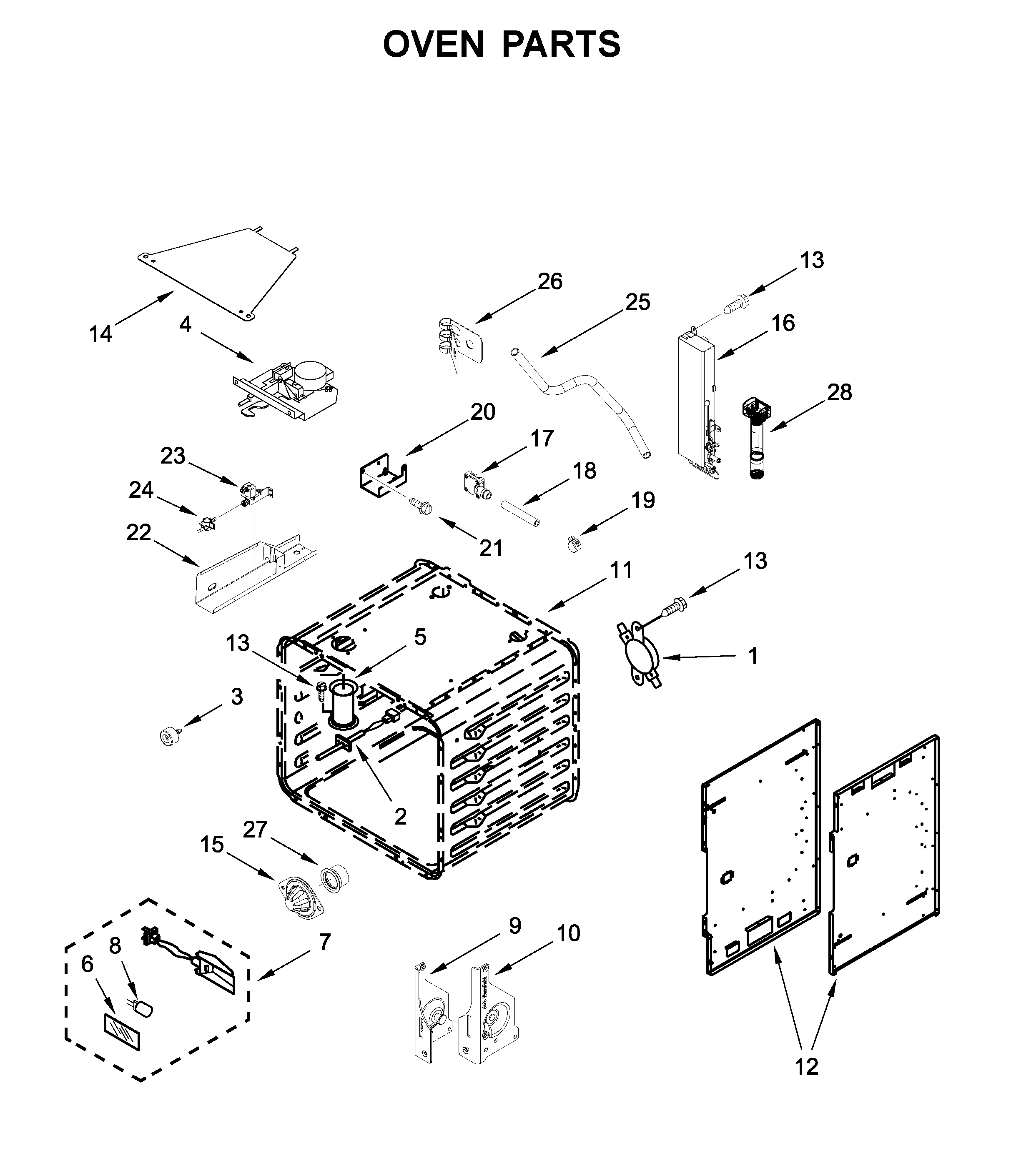 OVEN PARTS