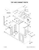 Top and cabinet parts