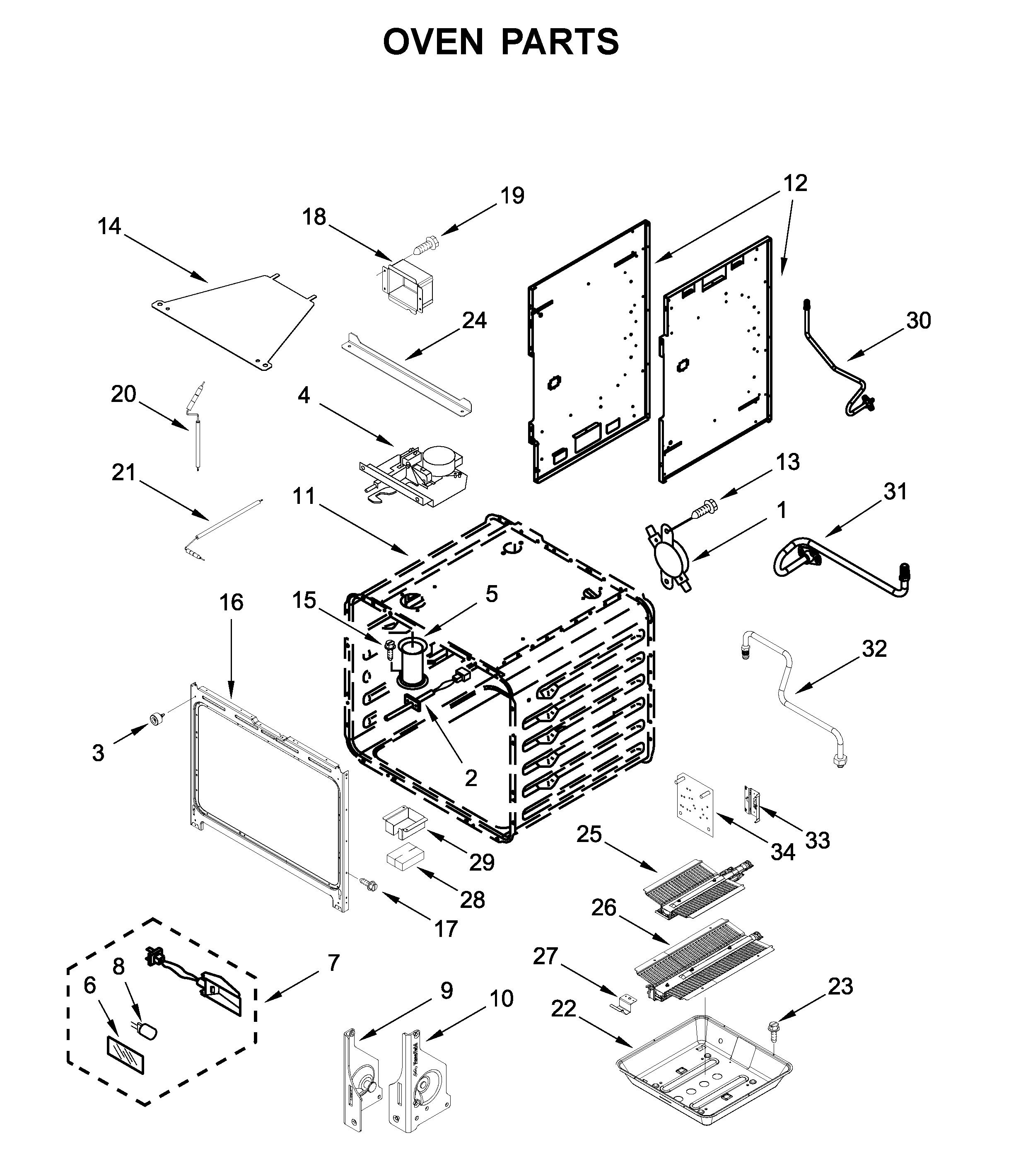 Oven parts