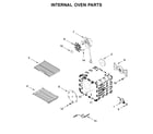 KitchenAid KFGC500JAV00 internal oven parts diagram