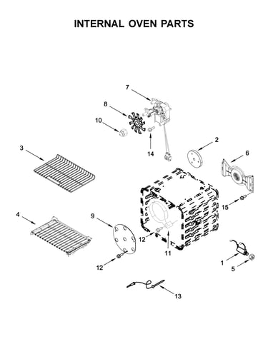 Internal oven parts