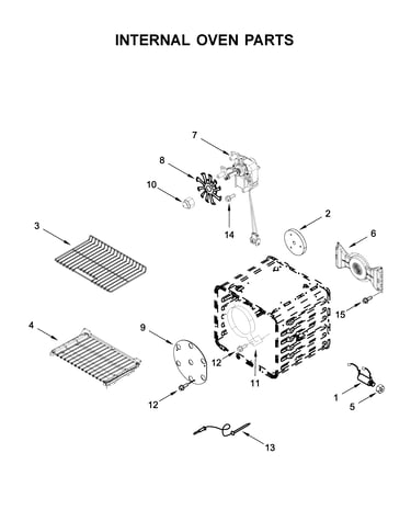 Internal oven parts