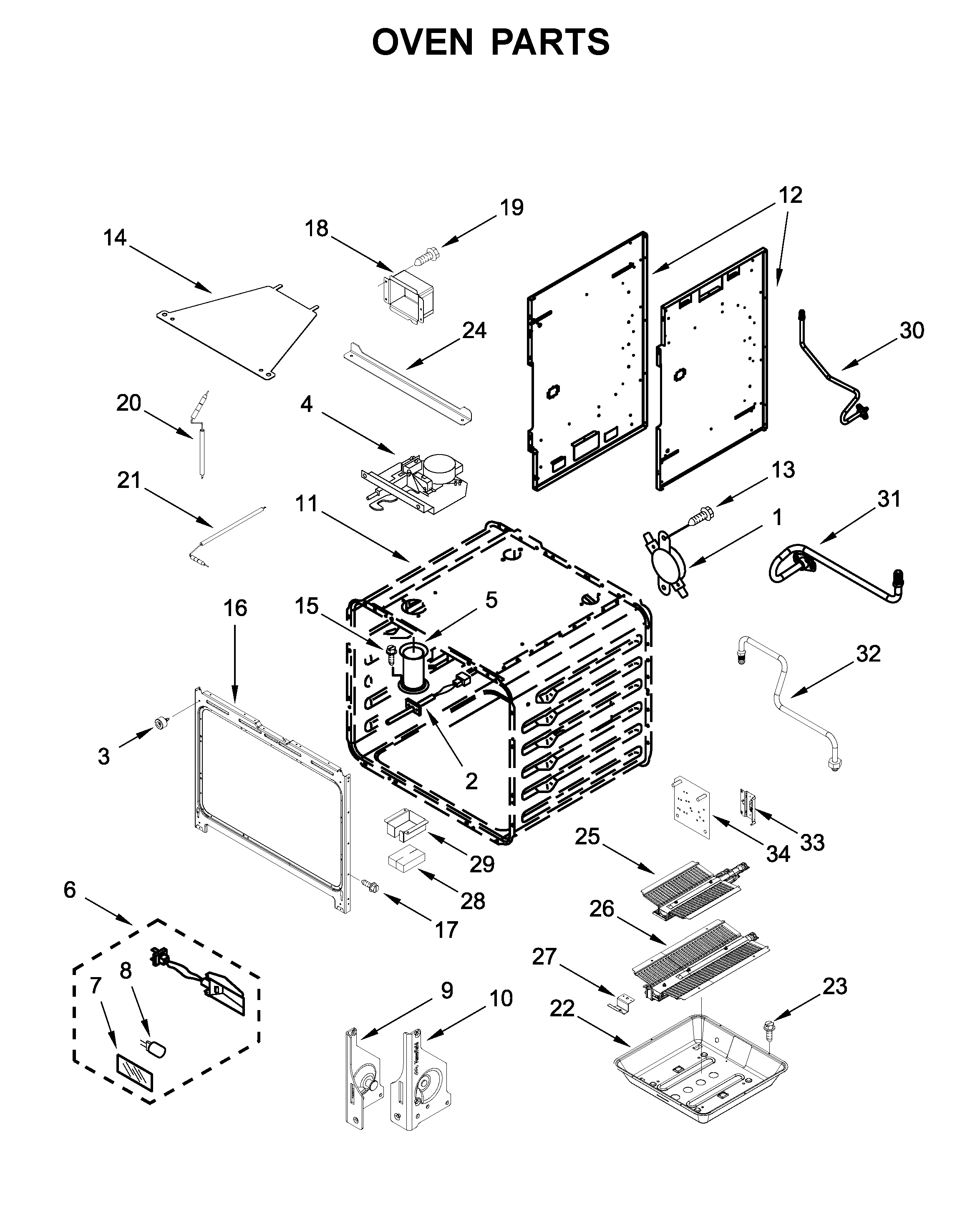 Oven parts