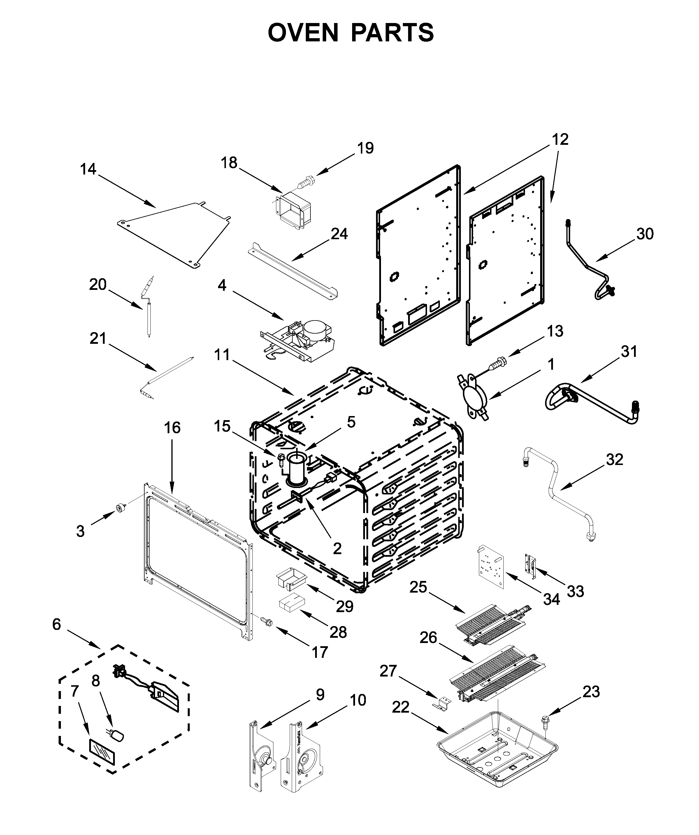 Oven parts