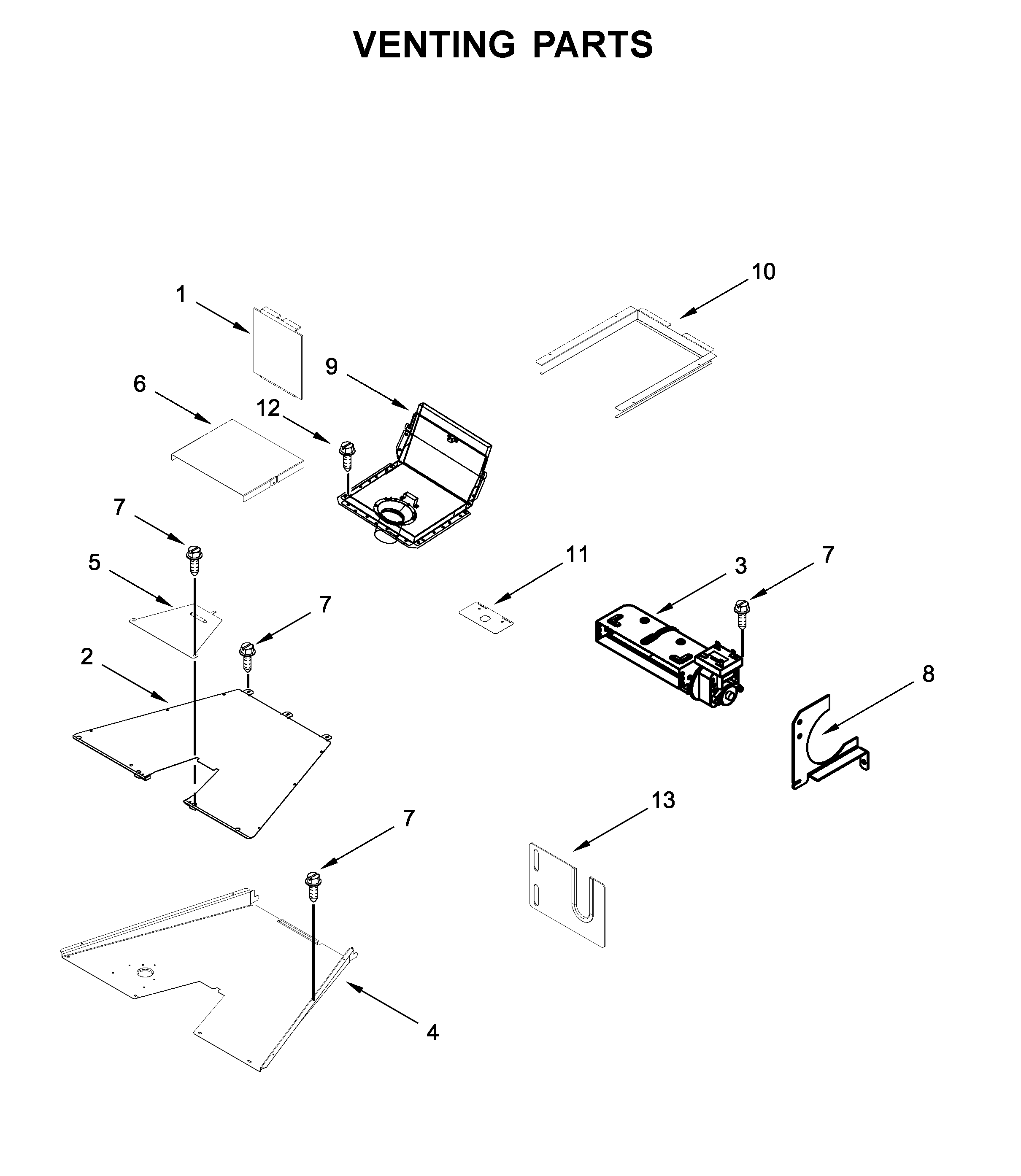 Venting parts