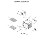 KitchenAid KFGC500JSC00 internal oven parts diagram