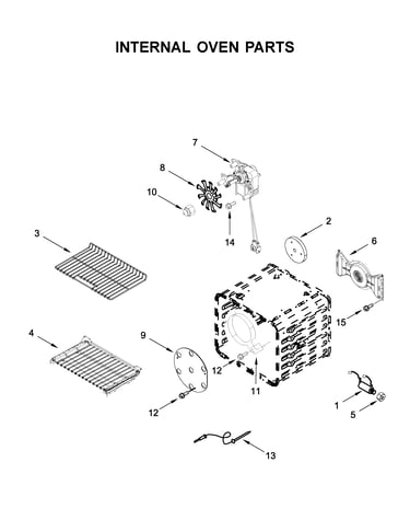Internal oven parts