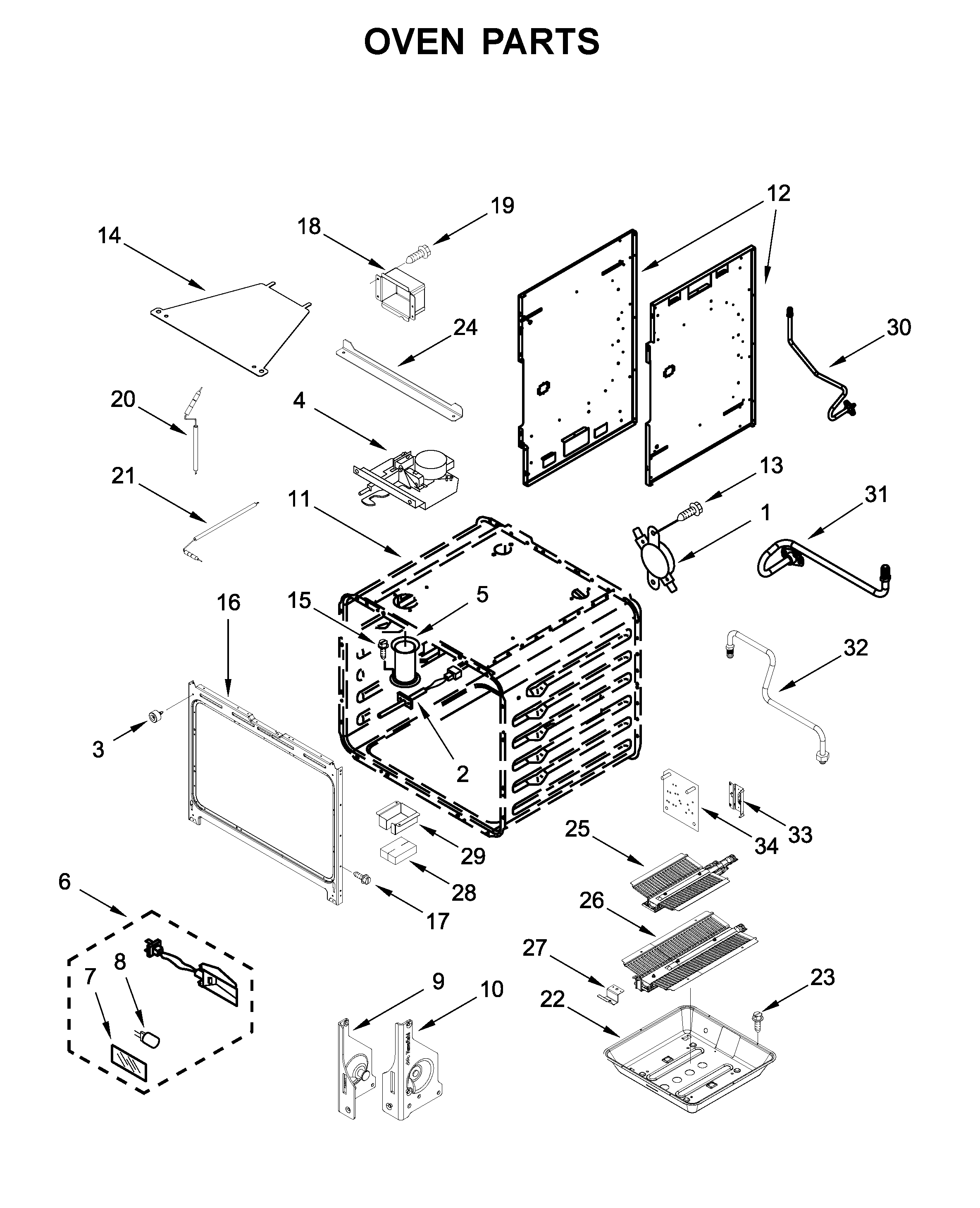 Oven parts