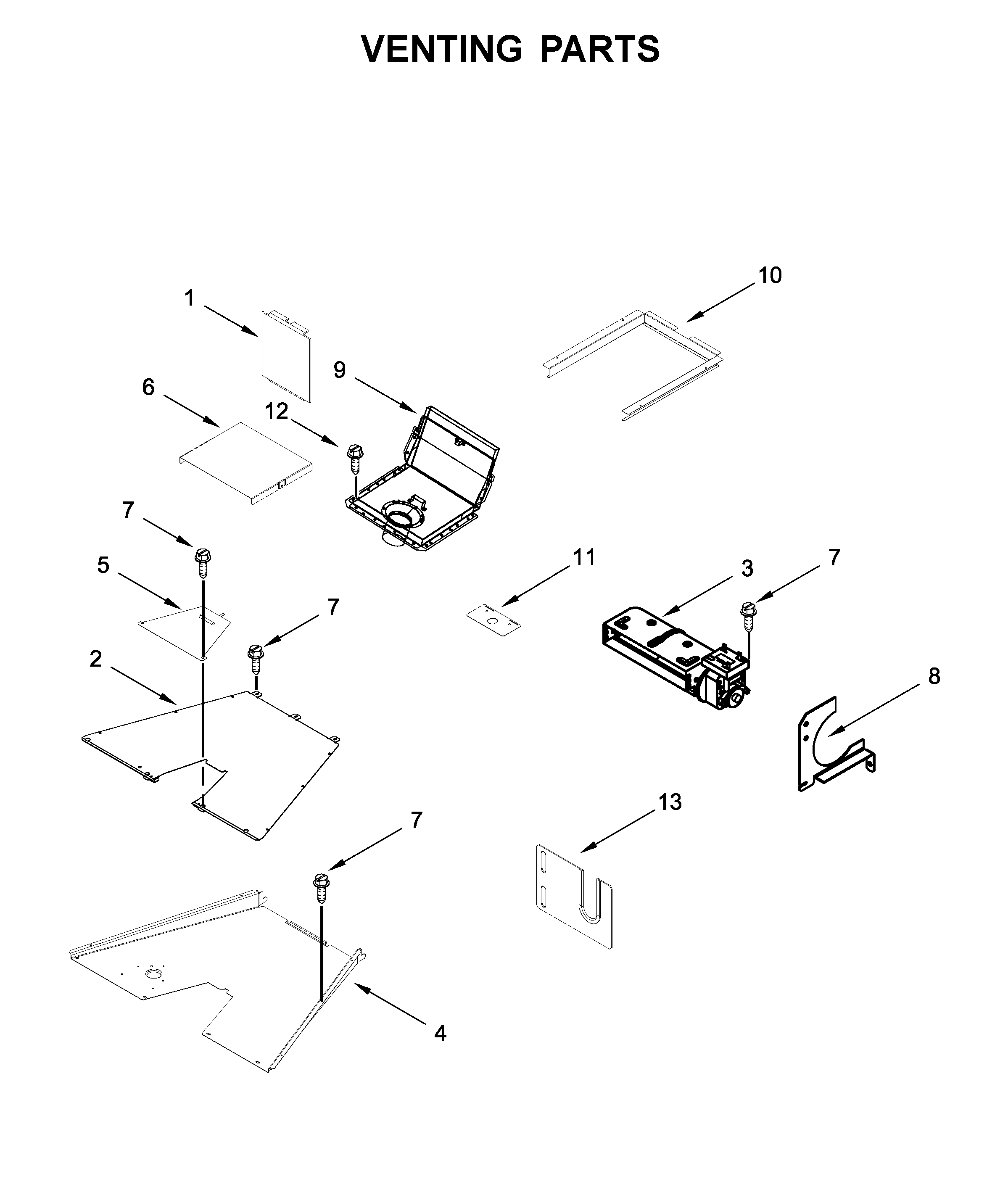 Venting parts