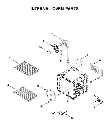 Internal oven parts