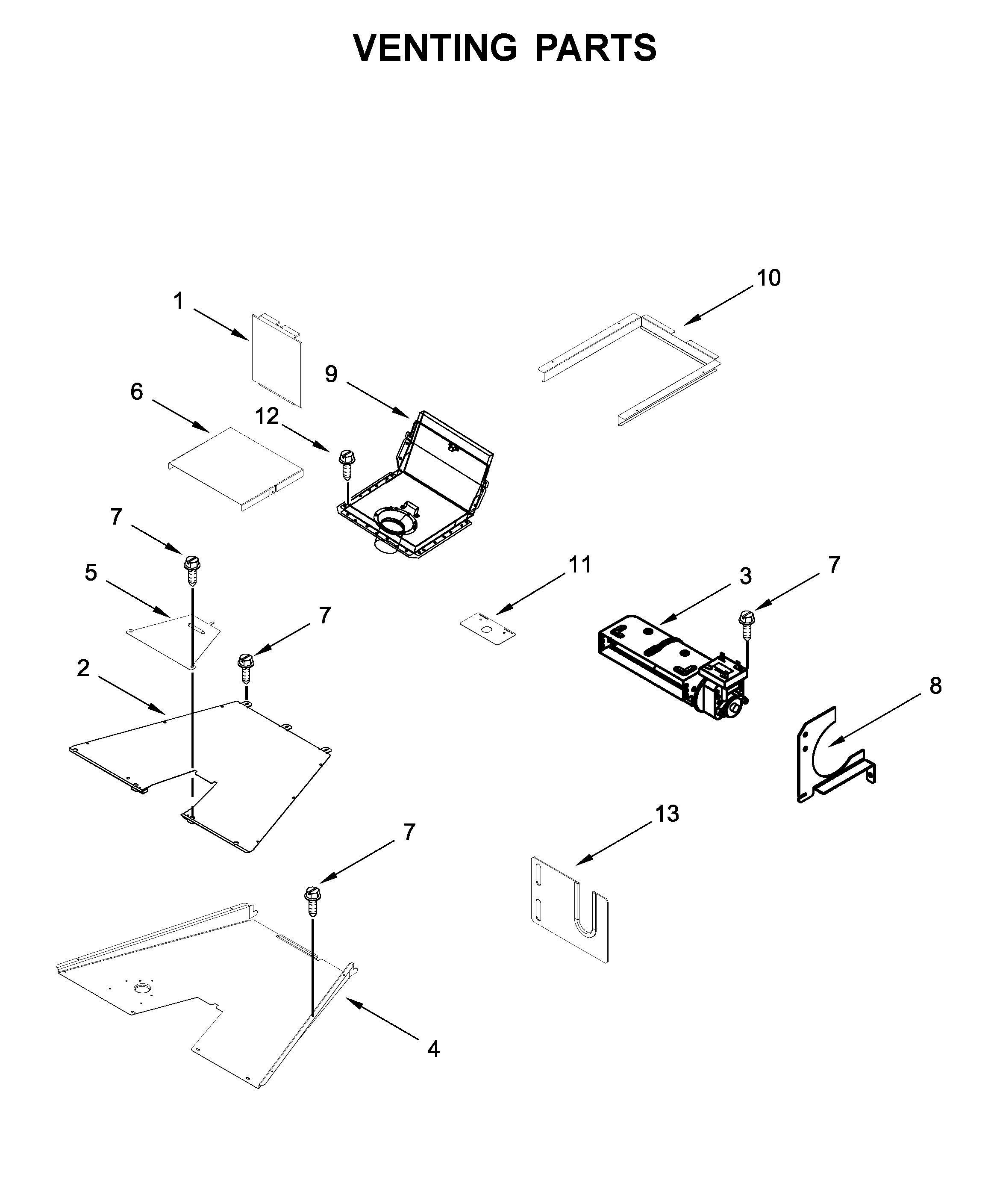 Venting parts