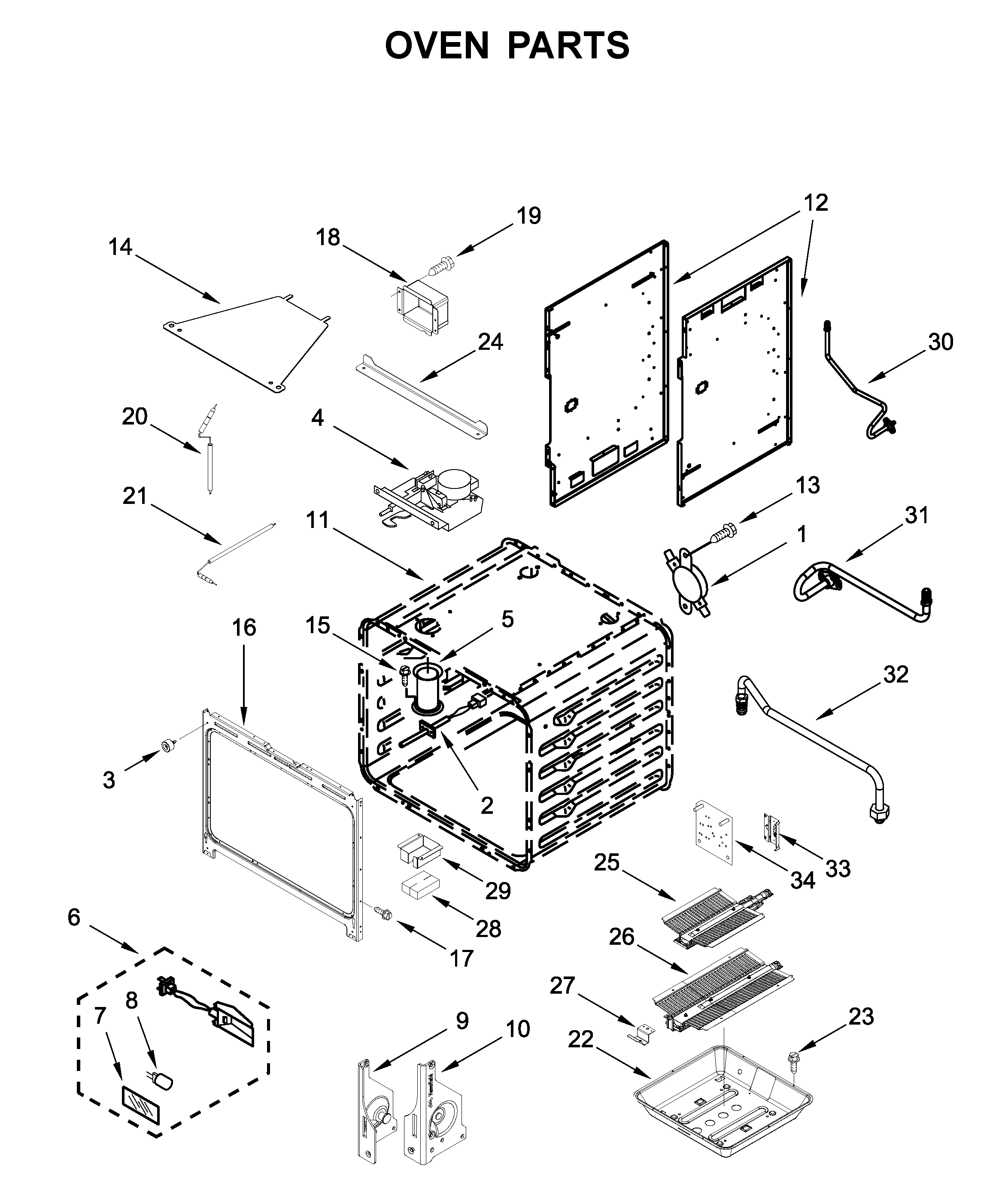 OVEN PARTS