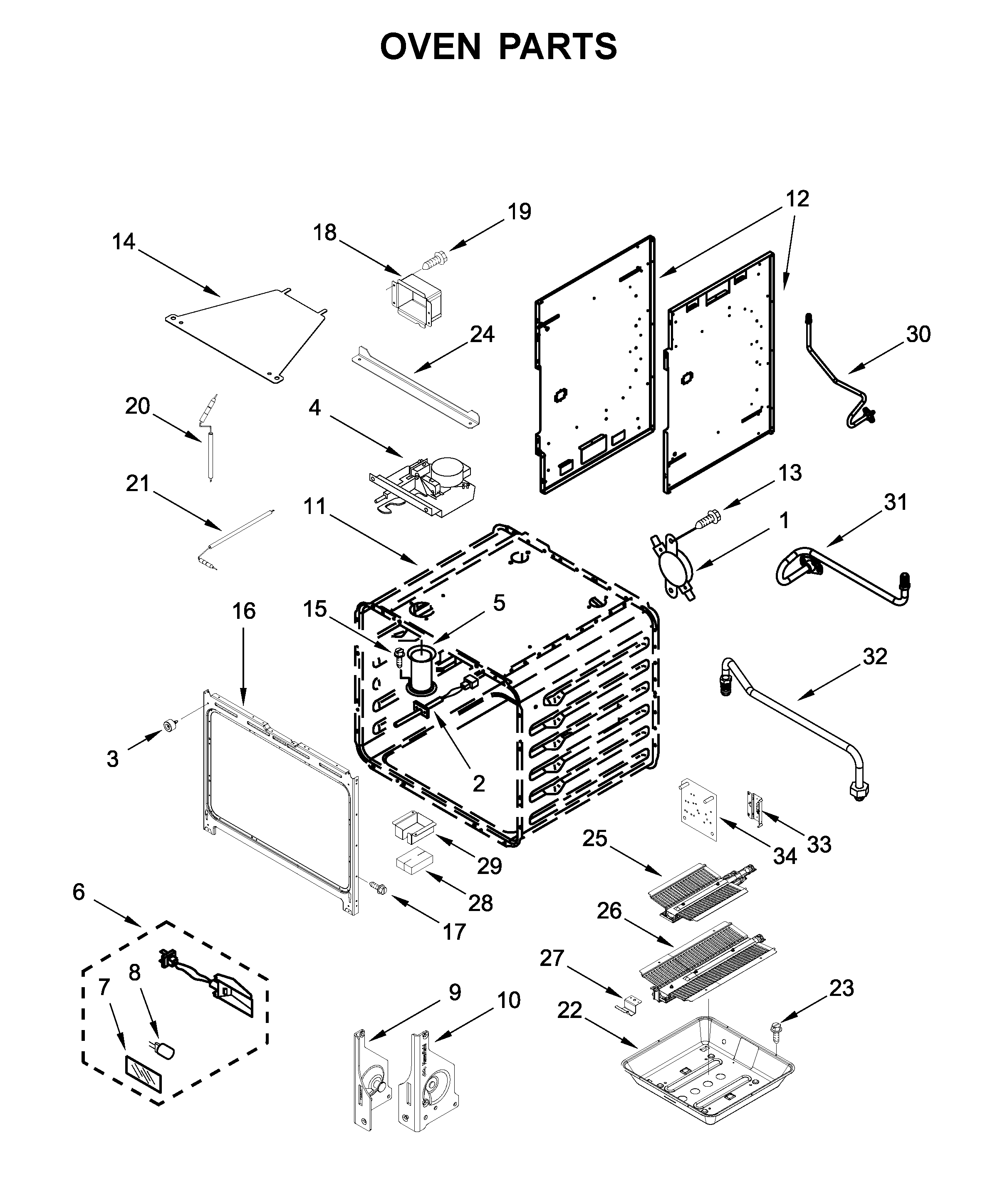 Oven parts