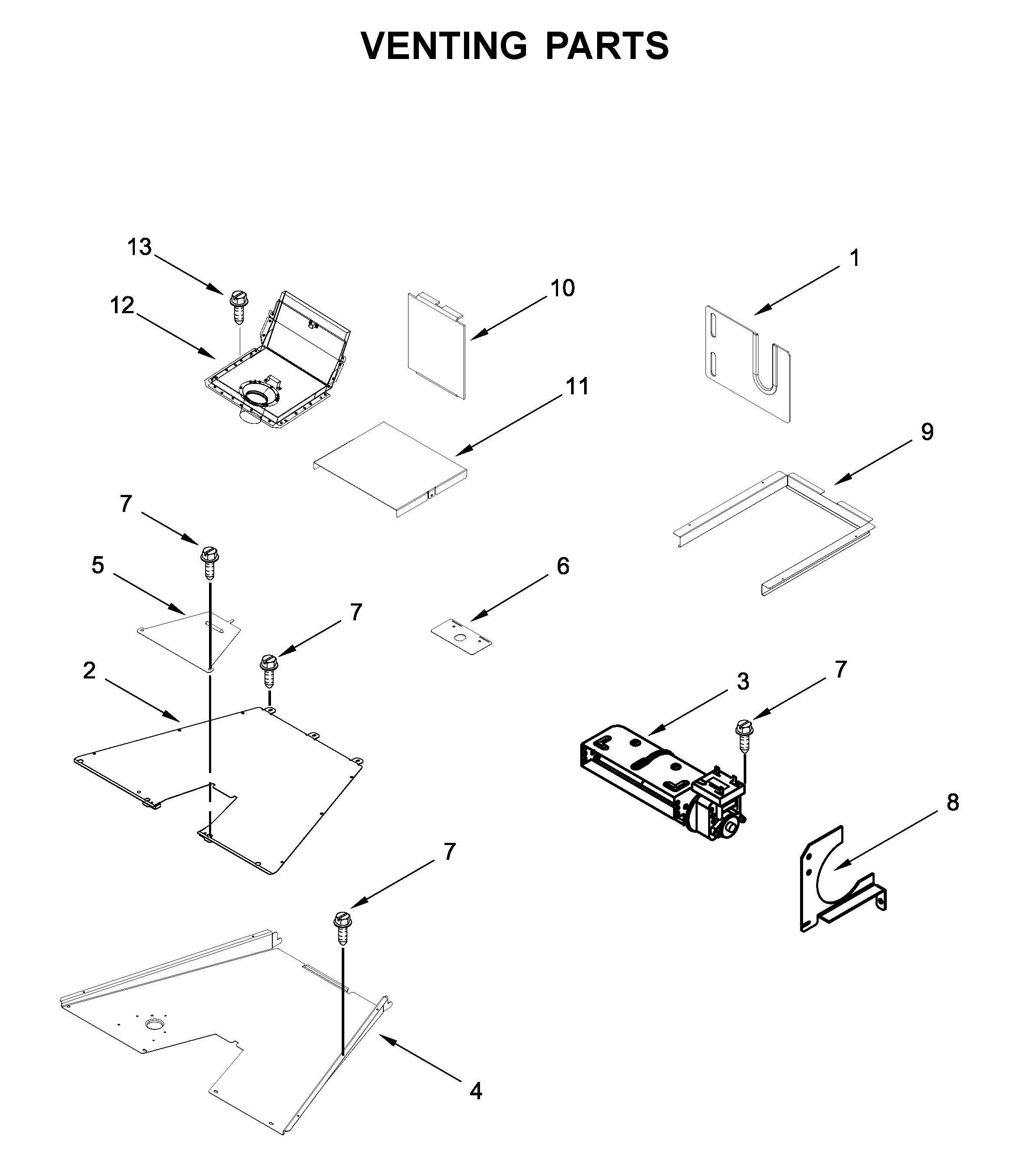 Venting parts