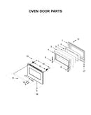 Oven door parts